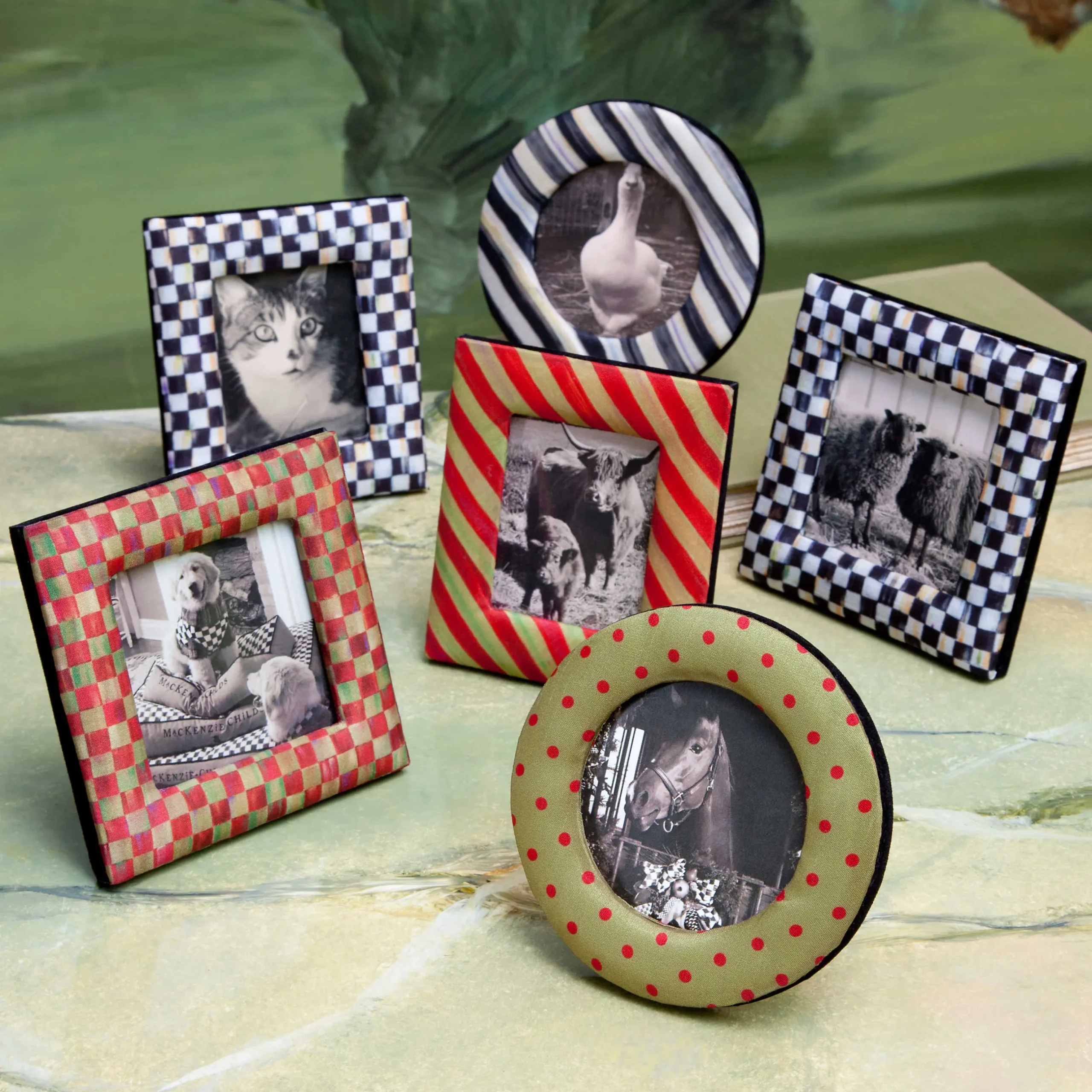 New MacKenzie-Childs Courtly Frames - Set Of 3