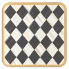 Hot MacKenzie-Childs Courtly Harlequin Cork Back Coasters - Set Of 4