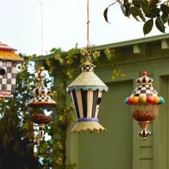 Hot MacKenzie-Childs Courtly Stripe Birdhouse