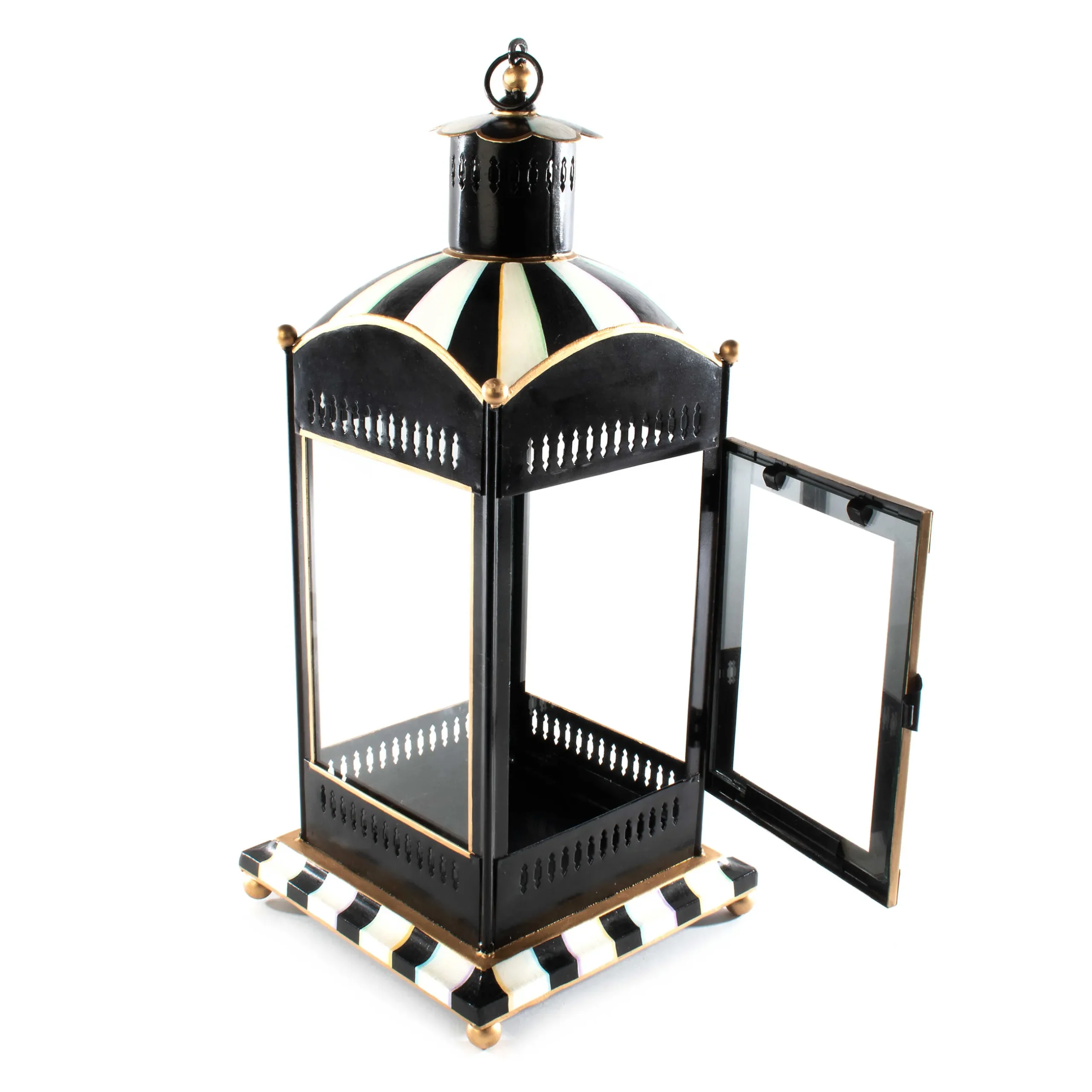 Online MacKenzie-Childs Courtly Stripe Candle Lantern - Large