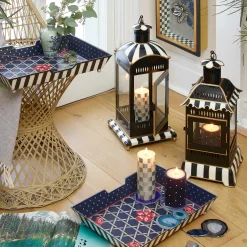 Online MacKenzie-Childs Courtly Stripe Candle Lantern - Large