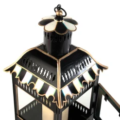 Outlet MacKenzie-Childs Courtly Stripe Candle Lantern - Small