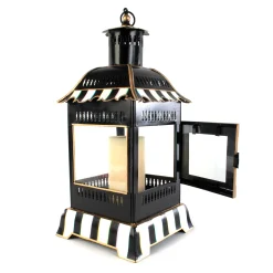 Outlet MacKenzie-Childs Courtly Stripe Candle Lantern - Small