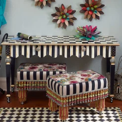 MacKenzie-Childs Courtly Stripe Console Table