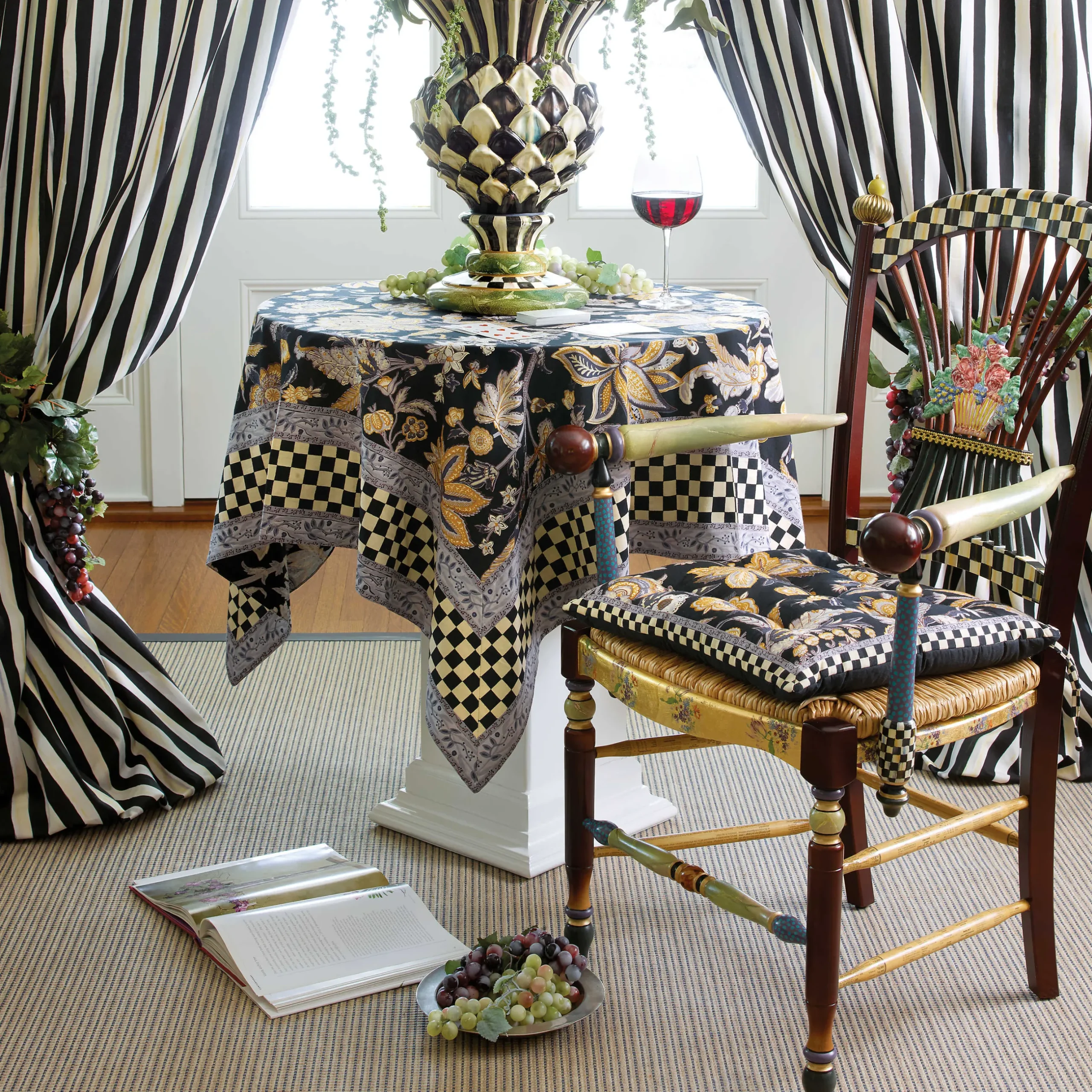 MacKenzie-Childs Courtly Stripe Curtain Panel