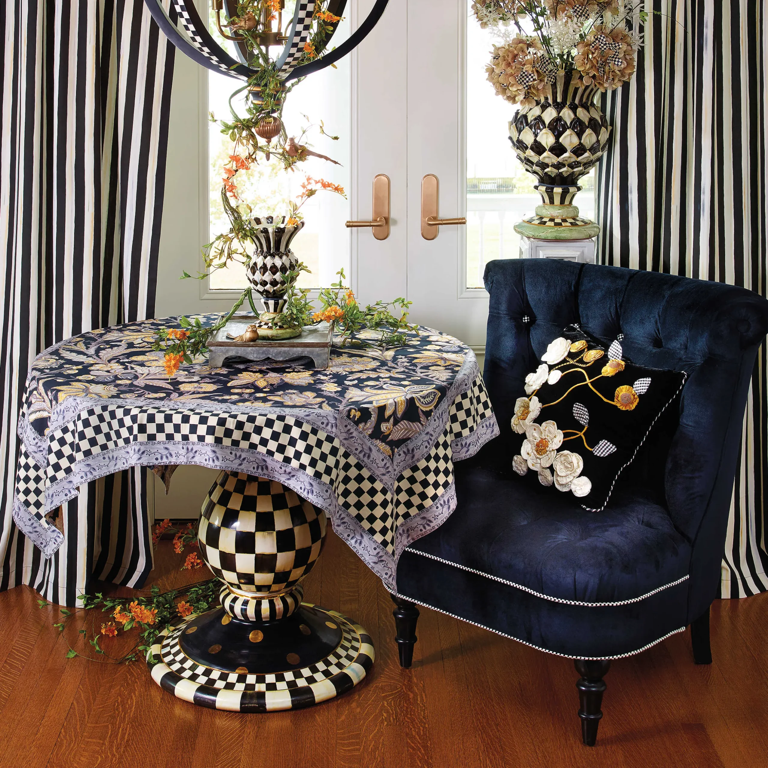 MacKenzie-Childs Courtly Stripe Curtain Panel