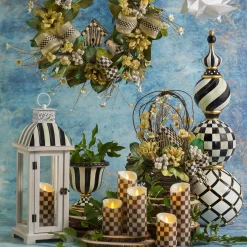 Clearance MacKenzie-Childs Courtly Stripe Lantern
