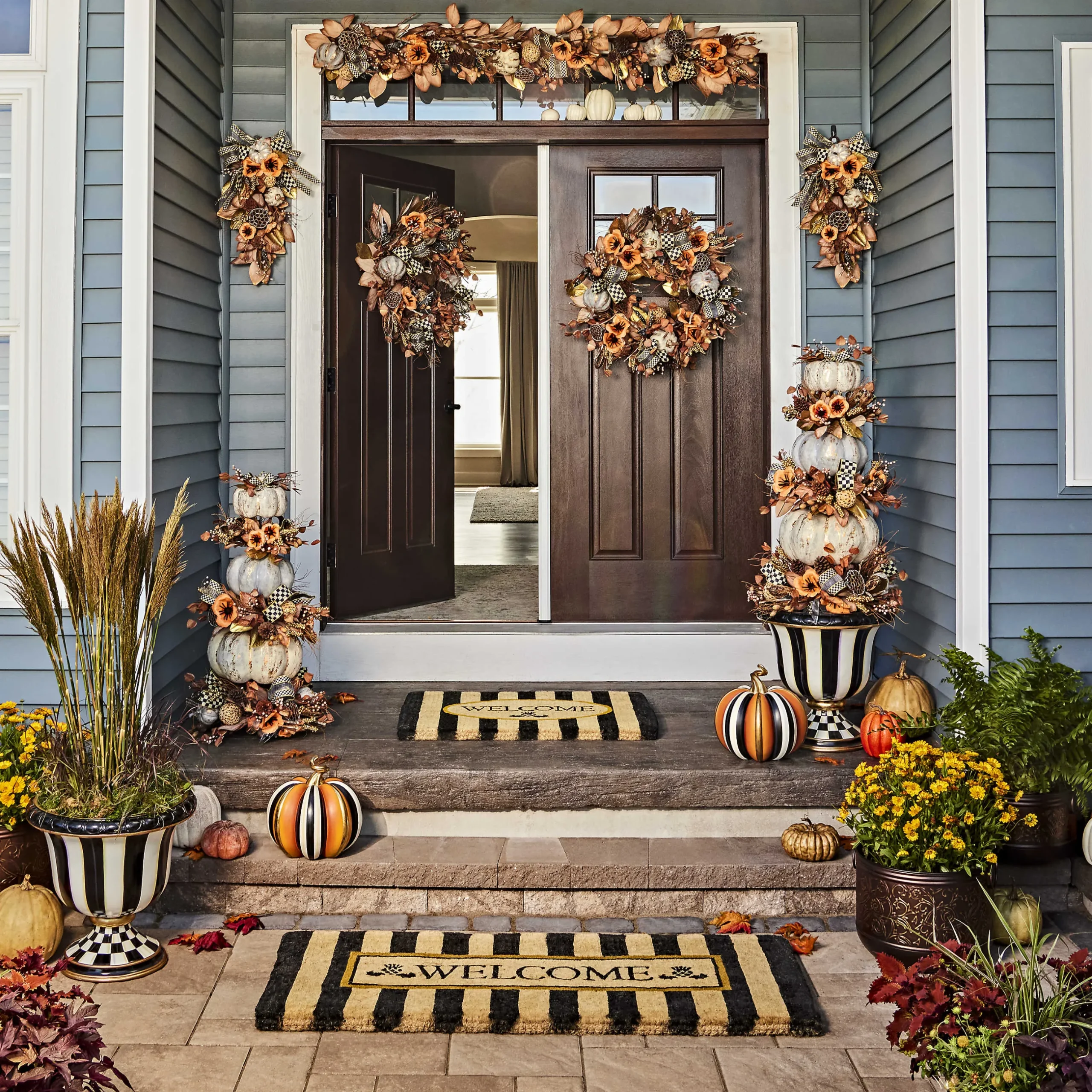 MacKenzie-Childs Courtly Stripe Urn