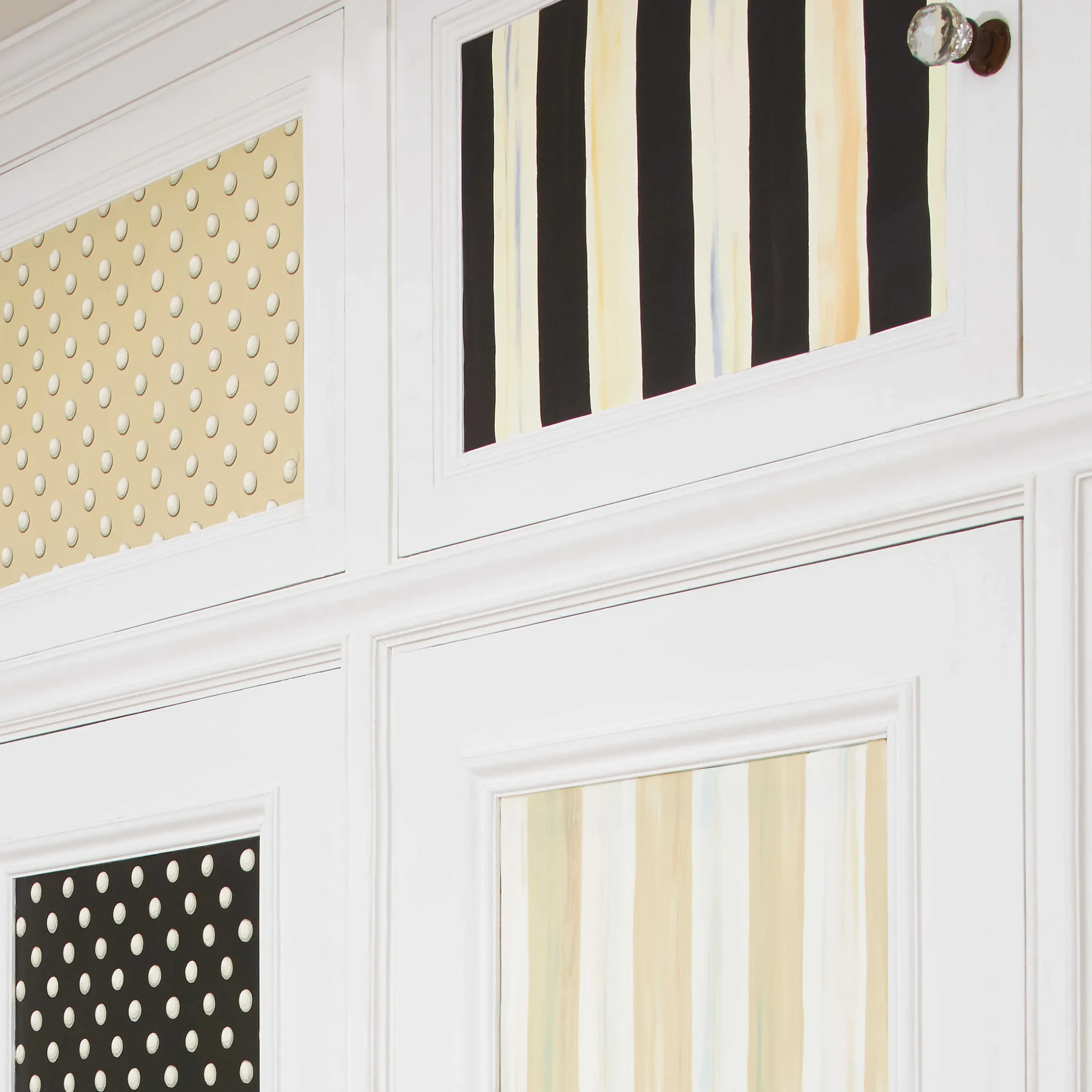 Best MacKenzie-Childs Courtly Stripe Wallpaper