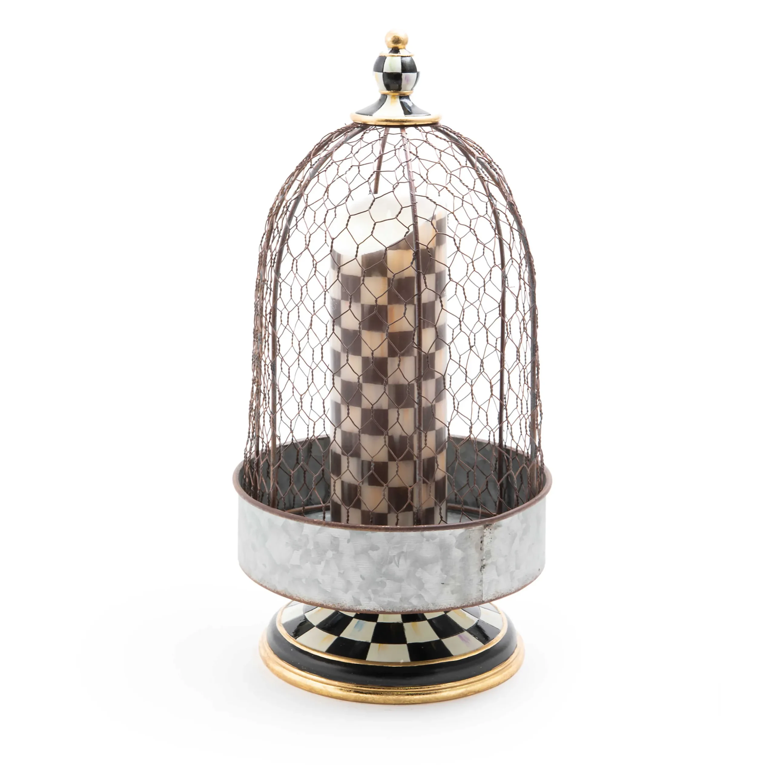 New MacKenzie-Childs Courtly Tin Cloche