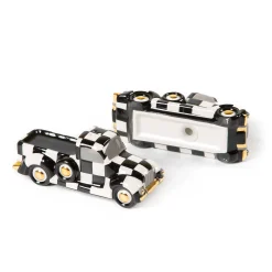Clearance MacKenzie-Childs Courtly Truck Salt & Pepper Set