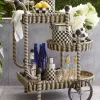 Clearance MacKenzie-Childs Courtyard Bar Cart