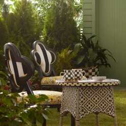 Discount MacKenzie-Childs Courtyard Outdoor End Table