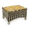 Outlet MacKenzie-Childs Courtyard Outdoor Ottoman - Queen Bee