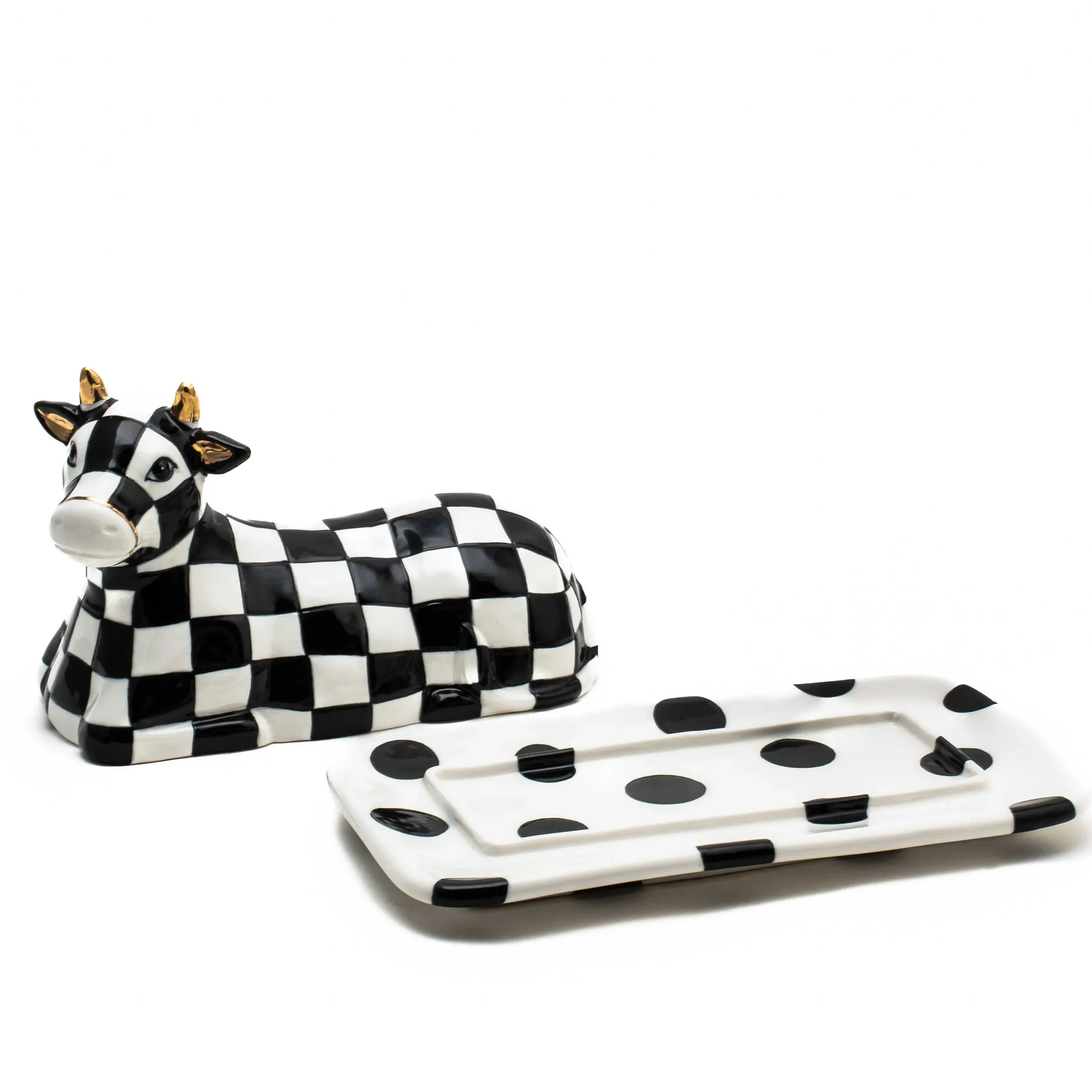 Best MacKenzie-Childs Cow Creamery Butter Dish