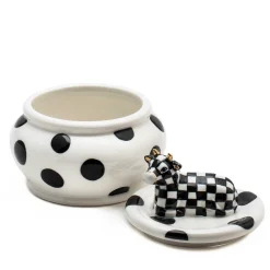 Outlet MacKenzie-Childs Cow Creamery Sugar Bowl