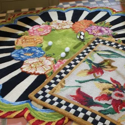 Clearance MacKenzie-Childs Cutting Garden Rug - 6' Round