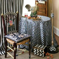 Clearance MacKenzie-Childs Dark Flower Basket Side Chair