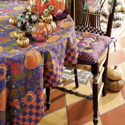 Clearance MacKenzie-Childs Dark Flower Basket Side Chair