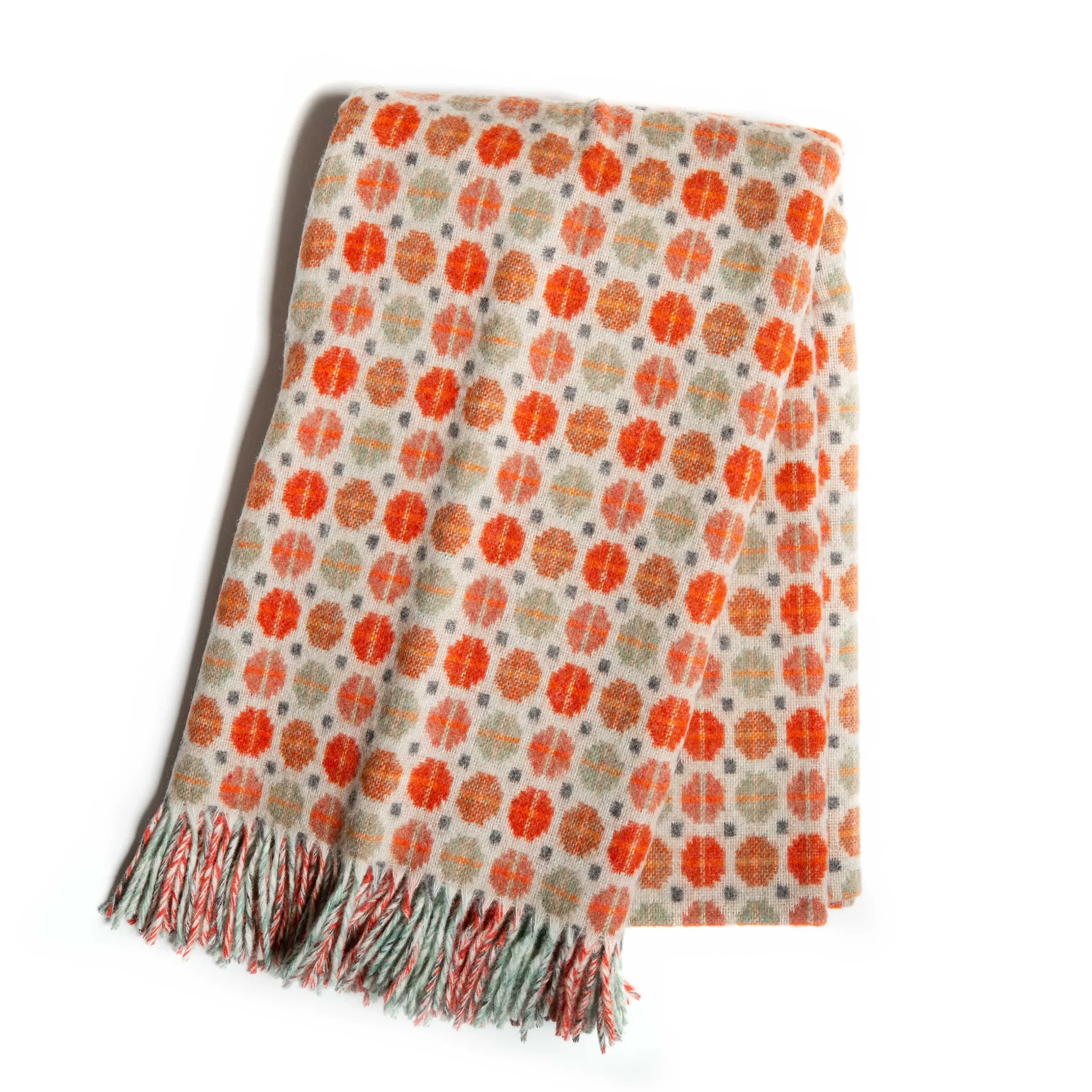 New MacKenzie-Childs Dot & Dash Throw - Saffron