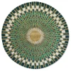 MacKenzie-Childs Emerald Sunburst Rug - 6' Round