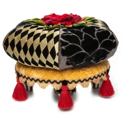 New MacKenzie-Childs Evenfall Footstool