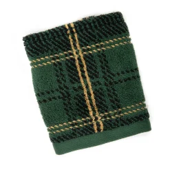 Online MacKenzie-Childs Evergreen Plaid Washcloth