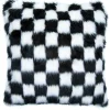 Sale MacKenzie-Childs Fab Fur Check Pillow