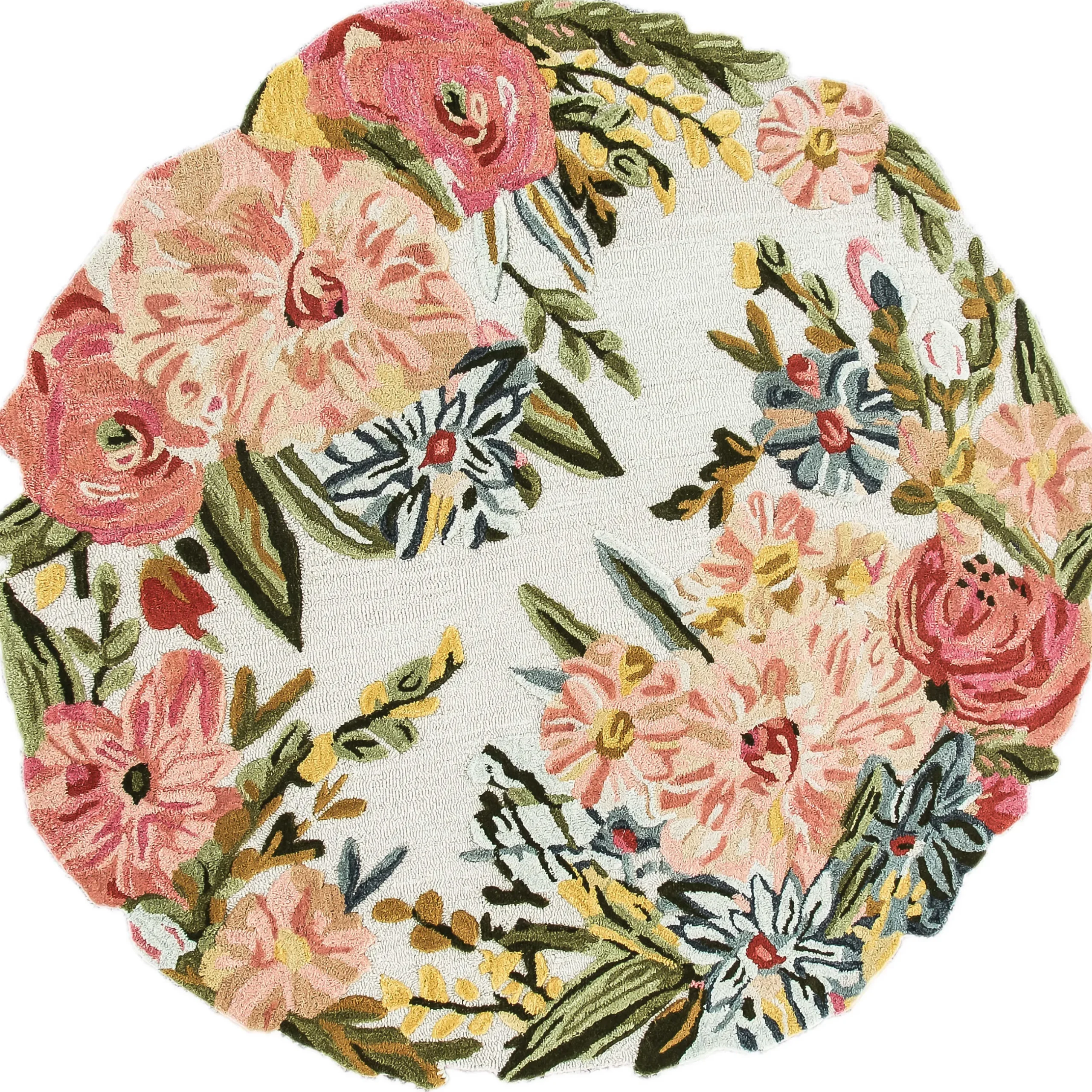 Best MacKenzie-Childs Flower Garden Rug - 6' Round