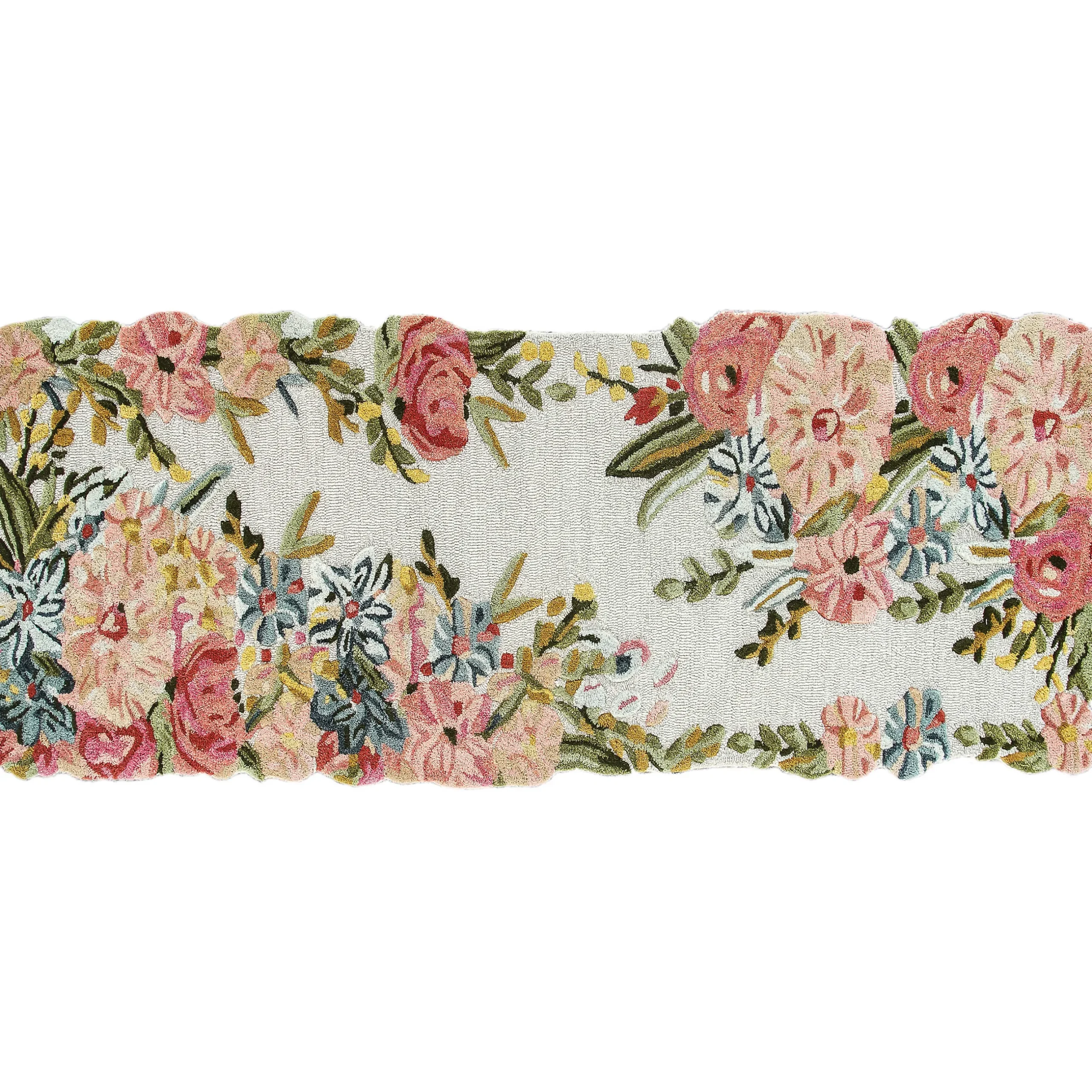 Clearance MacKenzie-Childs Flower Garden Rug - 2'6" X 8' Runner