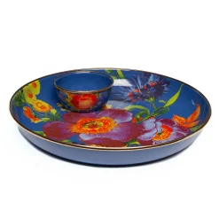MacKenzie-Childs Flower Market Abundant Bowl - Lapis