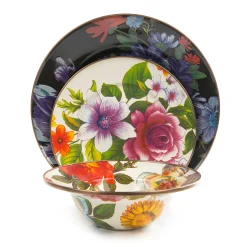MacKenzie-Childs Flower Market Breakfast Bowl - White