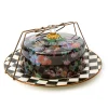 Online MacKenzie-Childs Flower Market Cake Carrier - Black