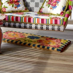 Hot MacKenzie-Childs Flower Market Double Door Entrance Mat