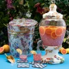 New MacKenzie-Childs Flower Market Galvanized Container With Scoop