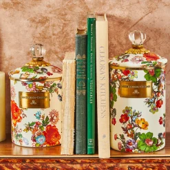 Best MacKenzie-Childs Flower Market Large Canister - White