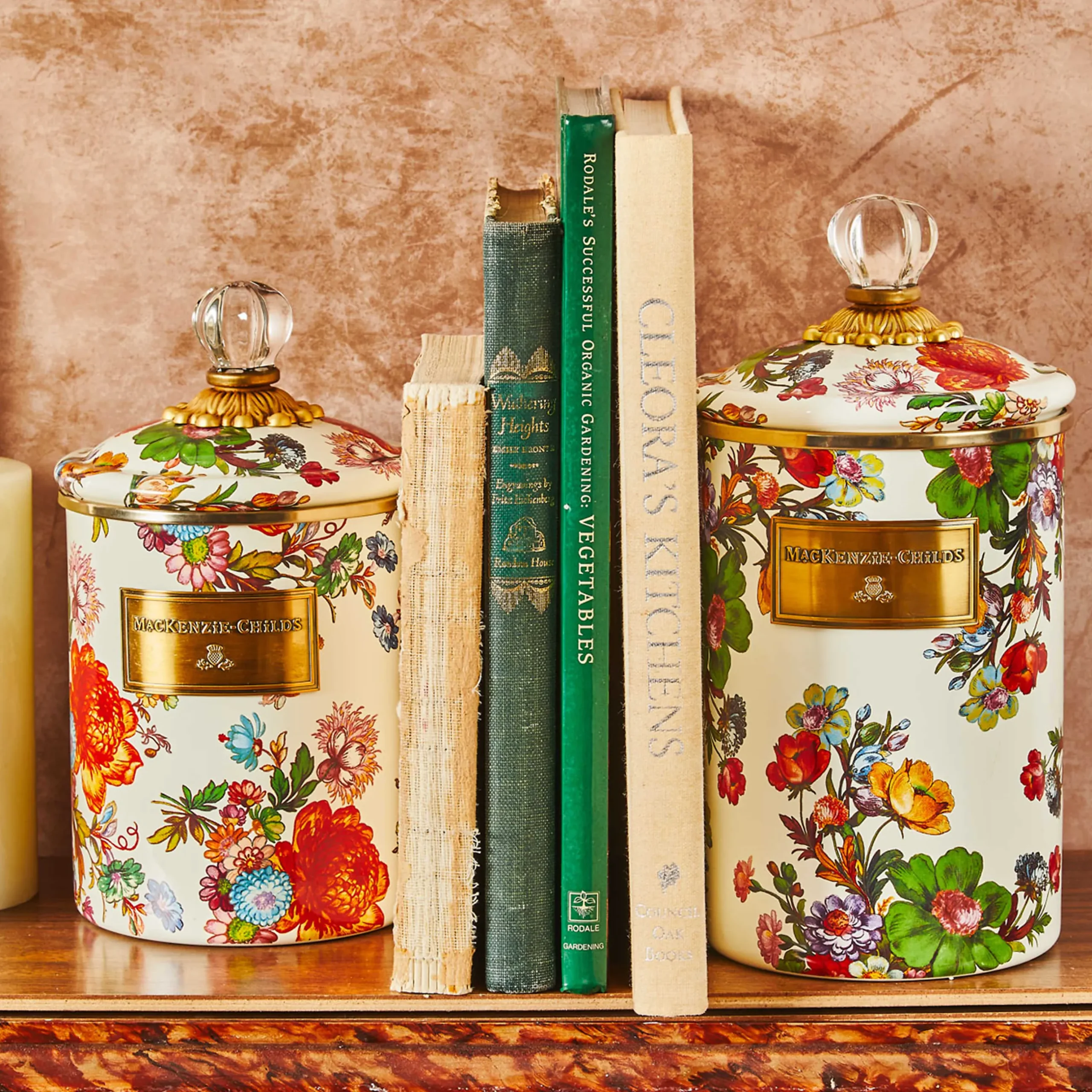 Best MacKenzie-Childs Flower Market Large Canister - White