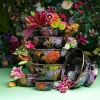 Best MacKenzie-Childs Flower Market Large Colander - Black
