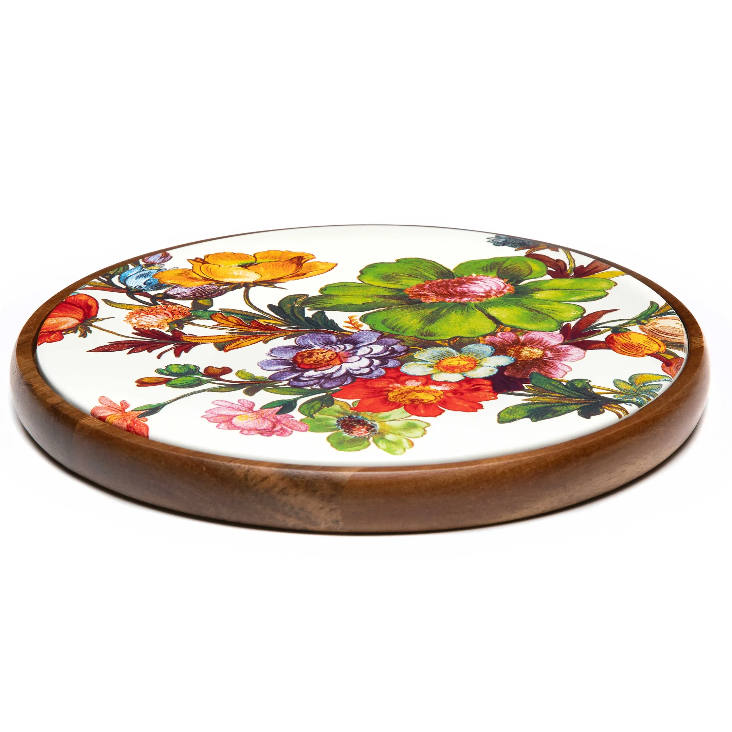 Sale MacKenzie-Childs Flower Market Large Trivet - White