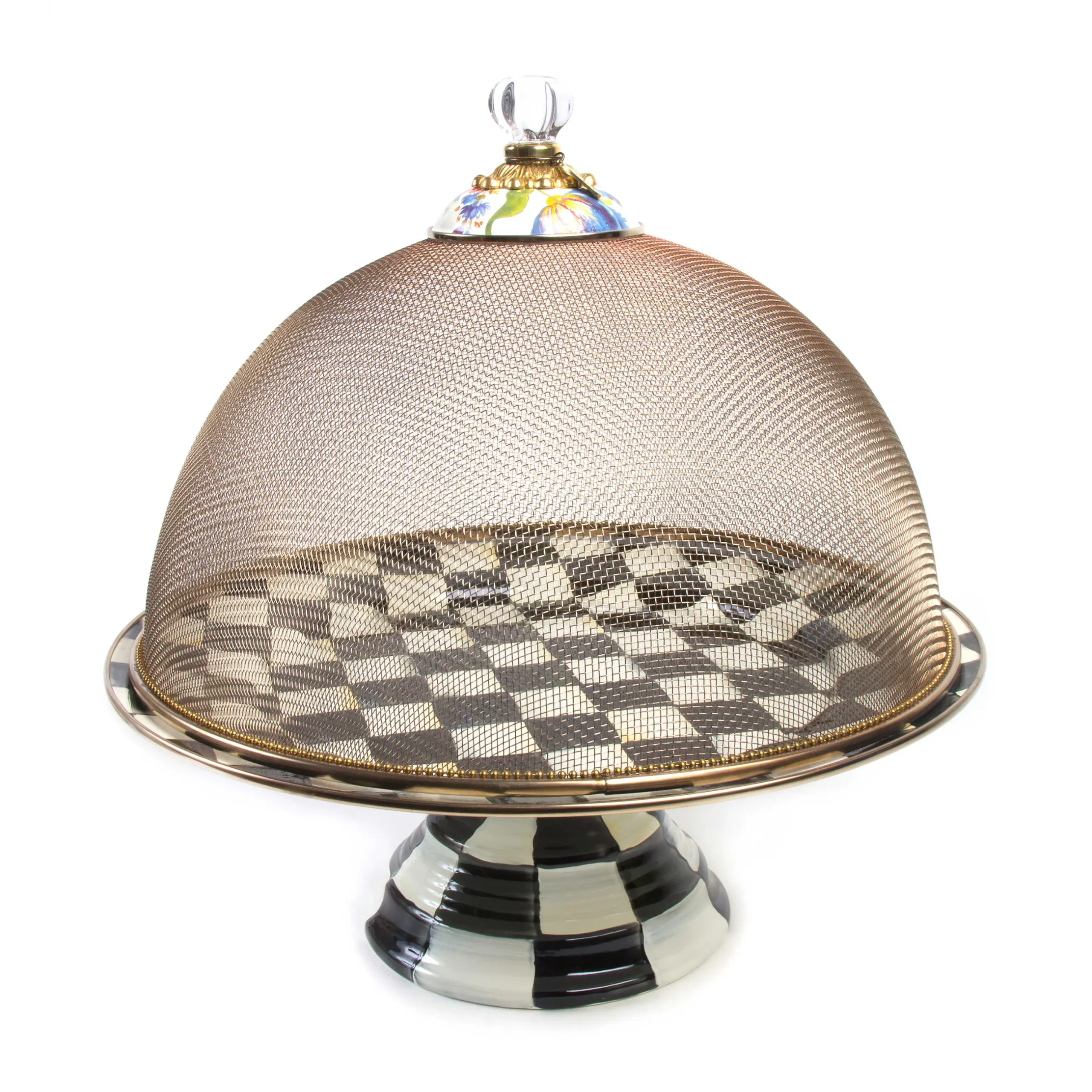 Clearance MacKenzie-Childs Flower Market Mesh Dome - Large