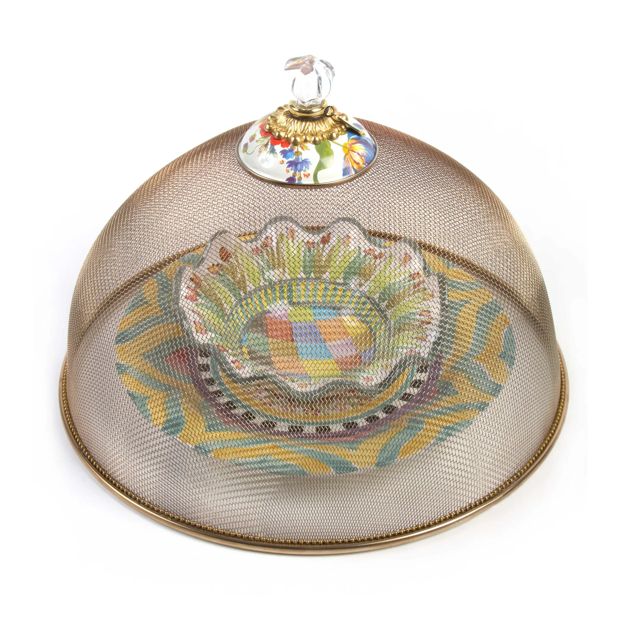 Clearance MacKenzie-Childs Flower Market Mesh Dome - Large