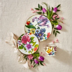 MacKenzie-Childs Flower Market Mug - White