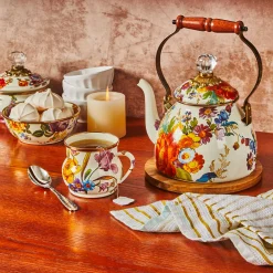 MacKenzie-Childs Flower Market Mug - White