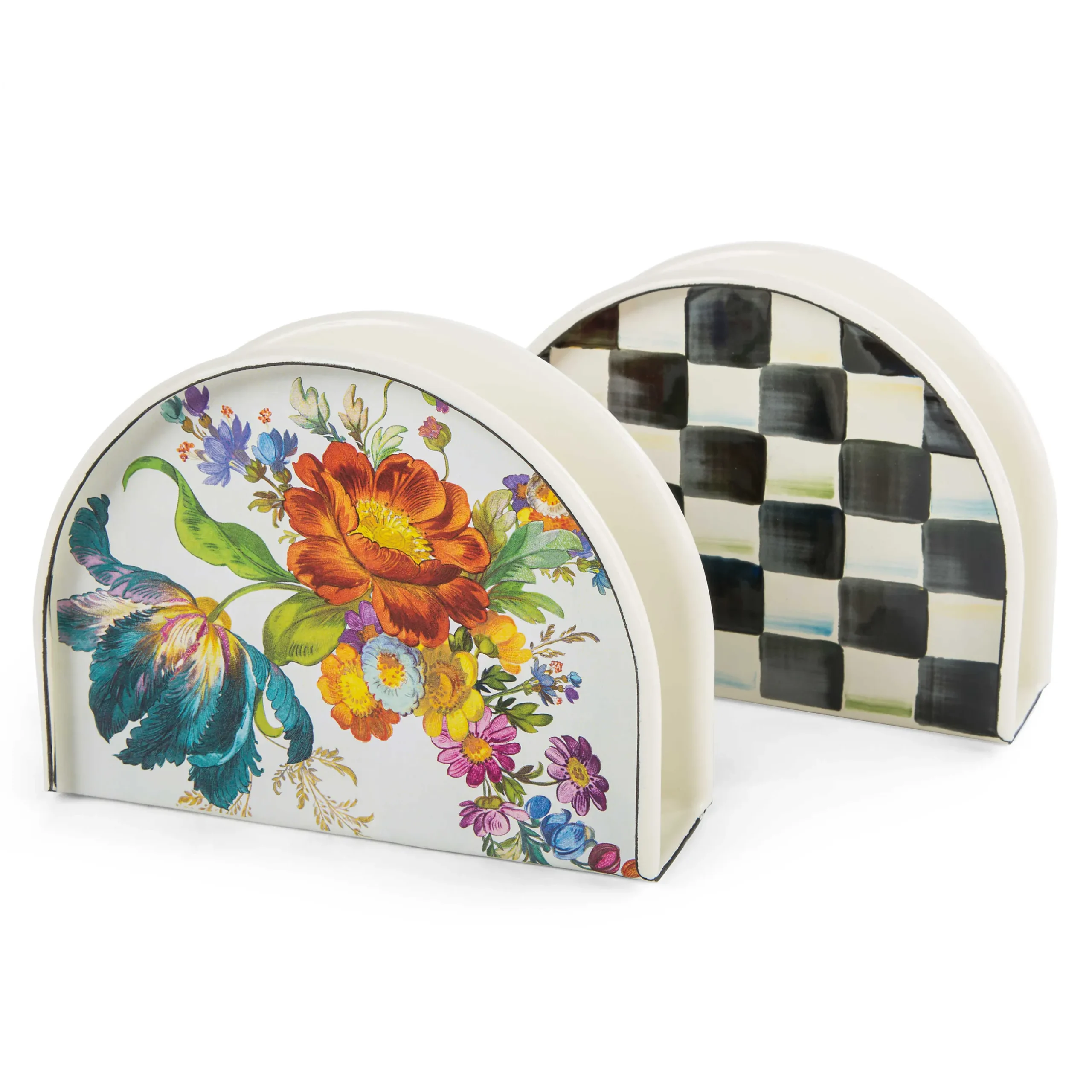 Hot MacKenzie-Childs Flower Market Napkin Holder - White