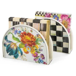 Hot MacKenzie-Childs Flower Market Napkin Holder - White