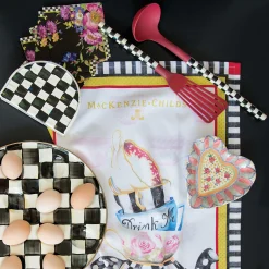 Discount MacKenzie-Childs Flower Market Paper Napkins - Cocktail - Black