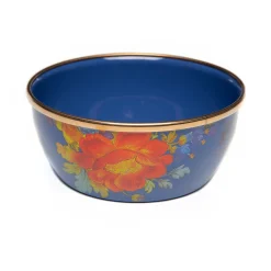 Clearance MacKenzie-Childs Flower Market Pinch Bowl - Lapis