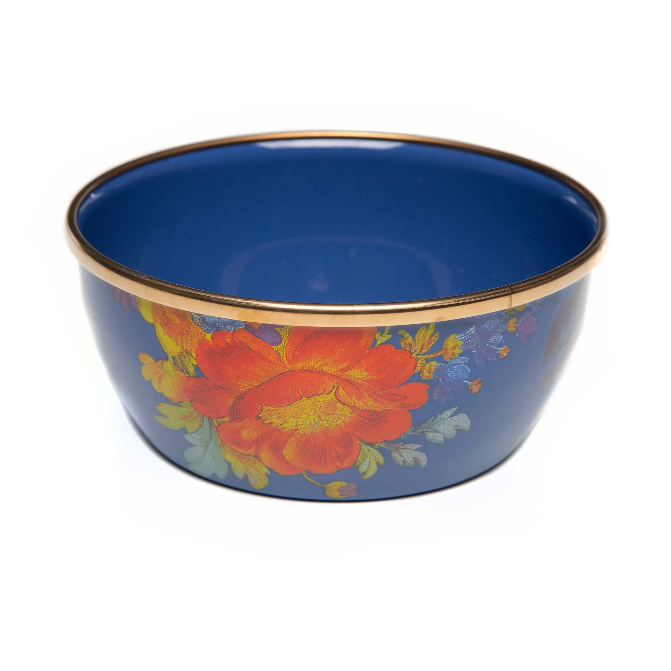 Clearance MacKenzie-Childs Flower Market Pinch Bowl - Lapis