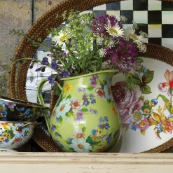 Hot MacKenzie-Childs Flower Market Pitcher - Green