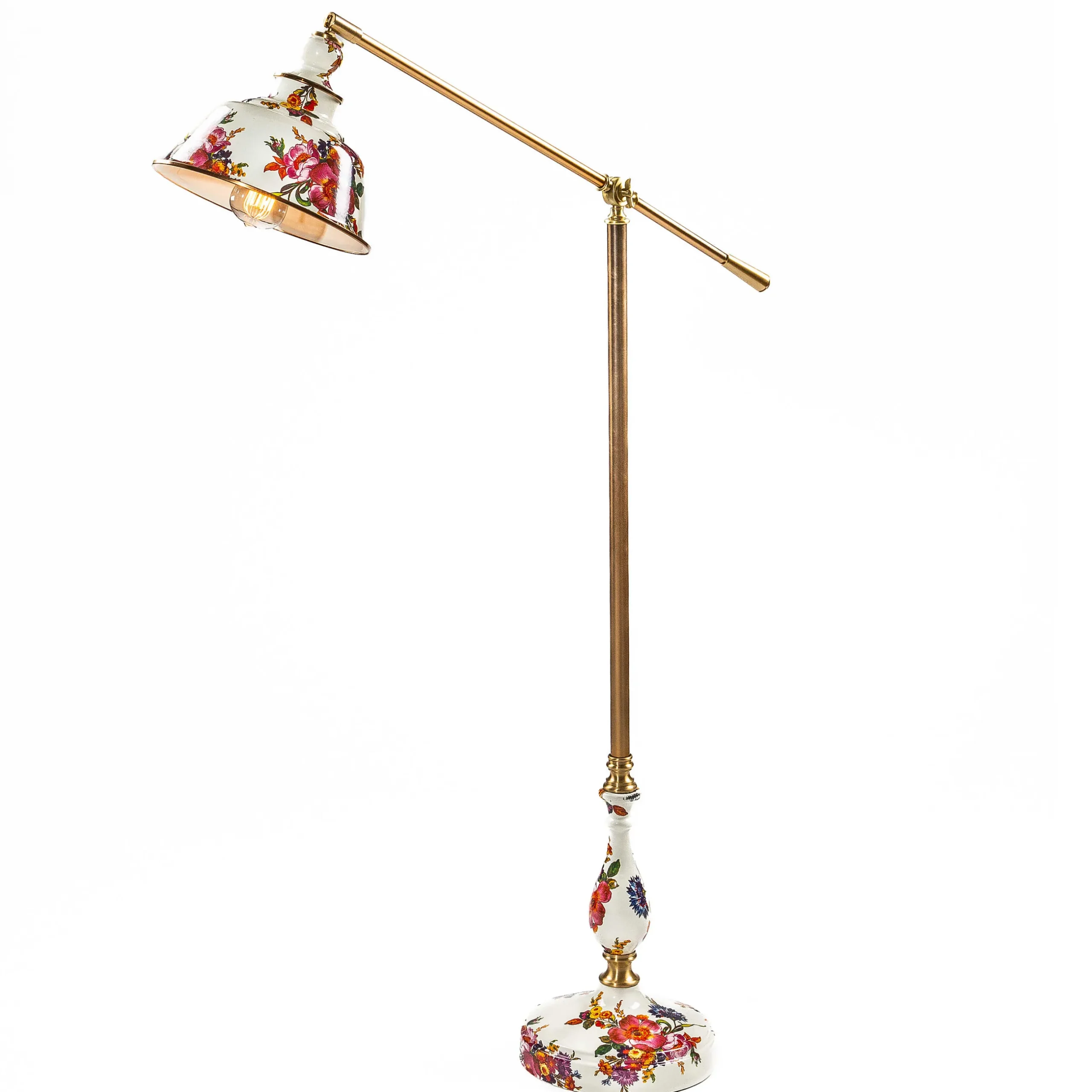 Sale MacKenzie-Childs Flower Market Reading Floor Lamp